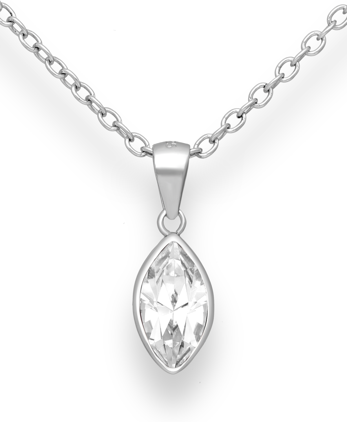 Swarovski Crystal Sterling Silver Pendant