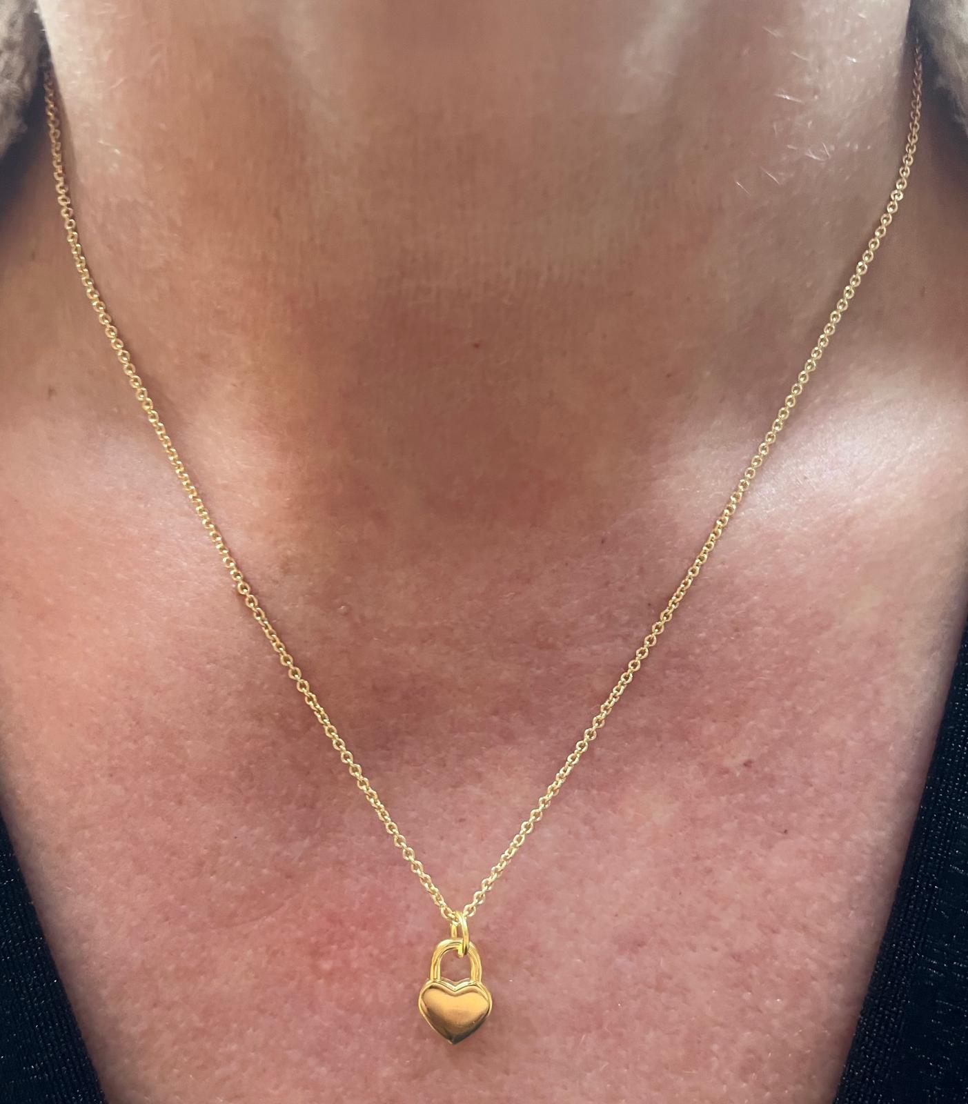 Gold Vermeil 18K Engravable Heart Pendant