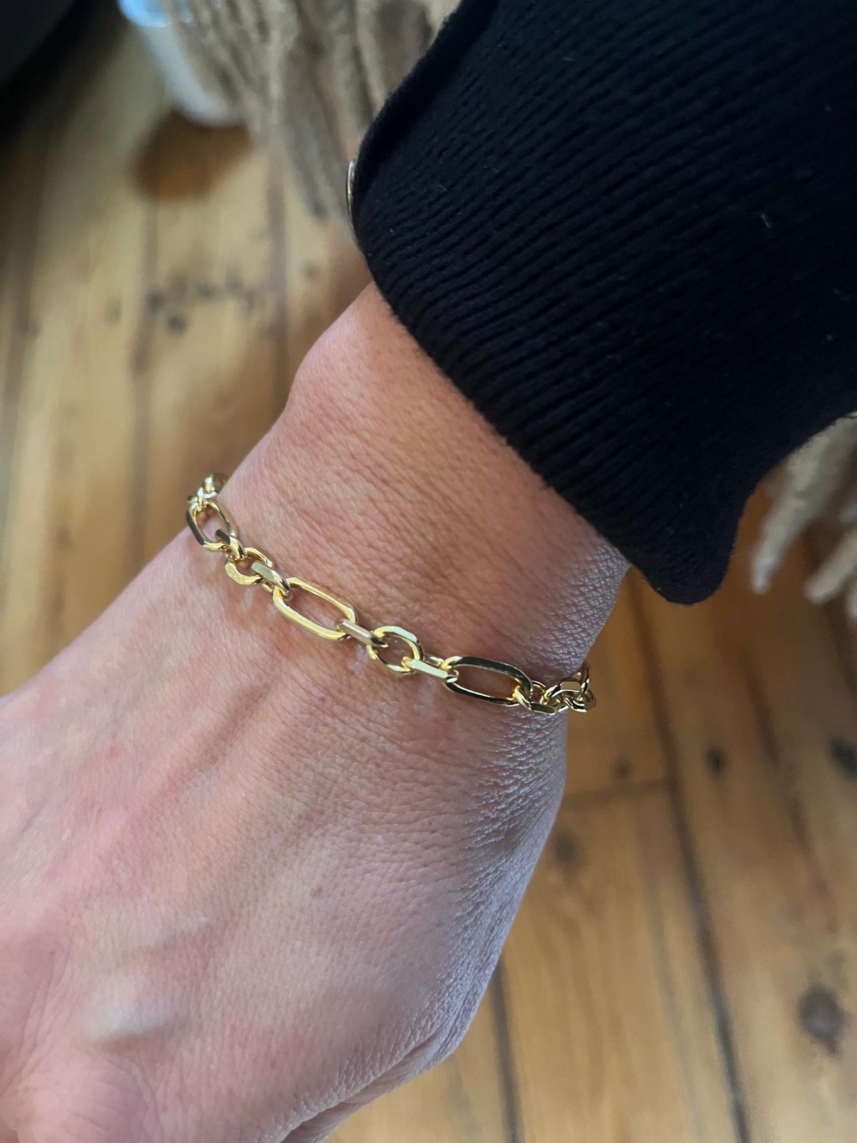 Gold Vermeil Links Bracelet