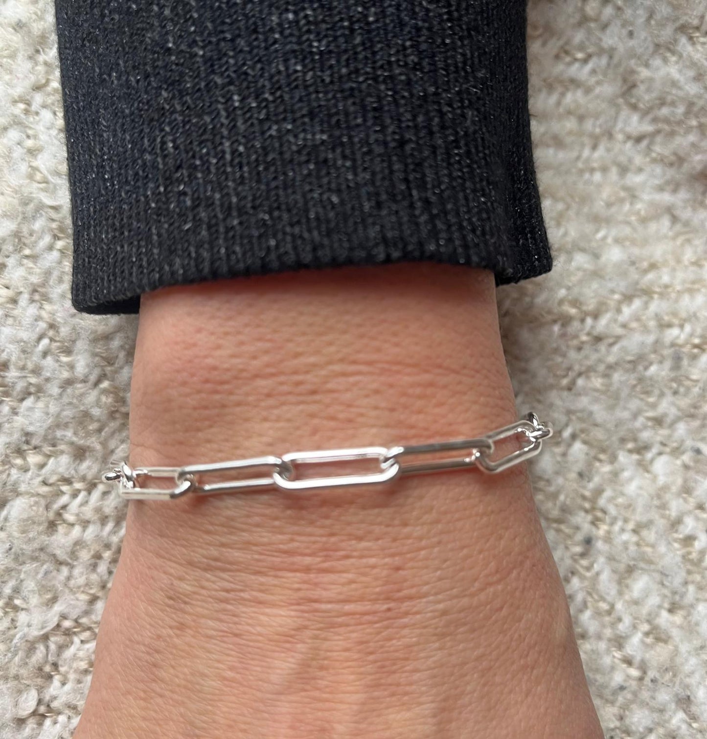 Sterling Silver Links Bracelet