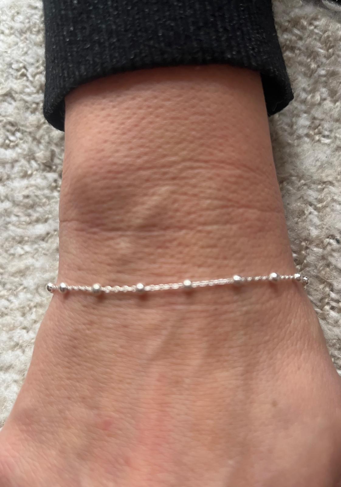 Sterling Silver Ball Bracelet