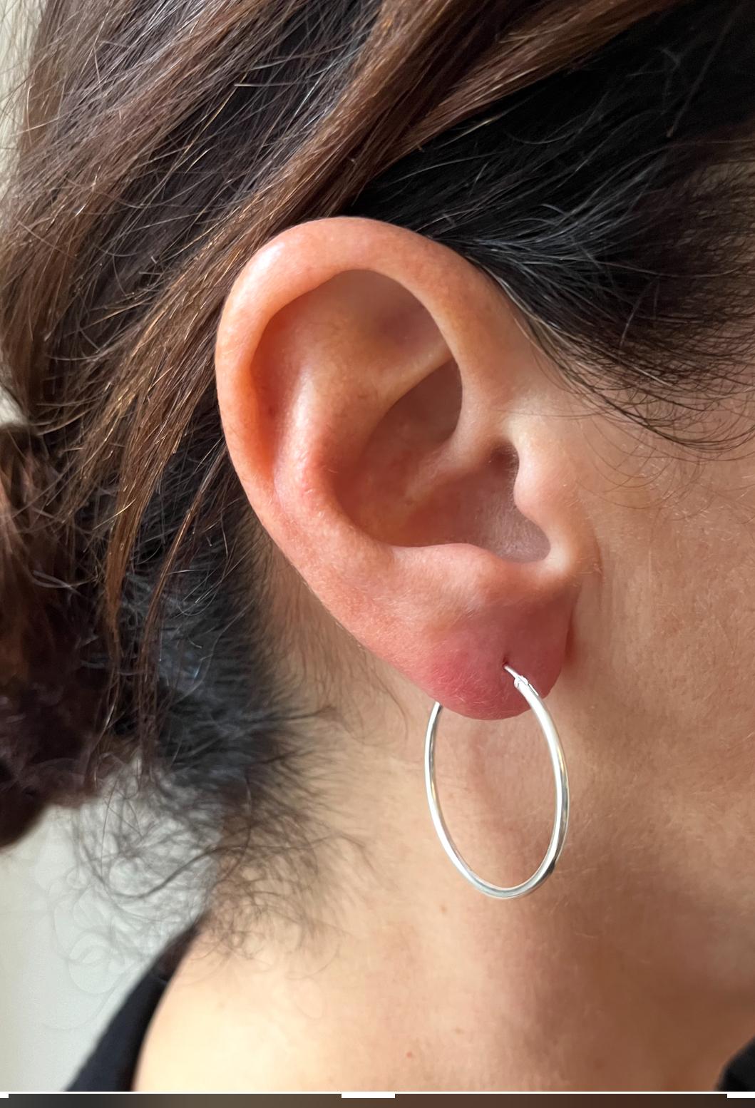 Sterling Silver Hoop Earrings