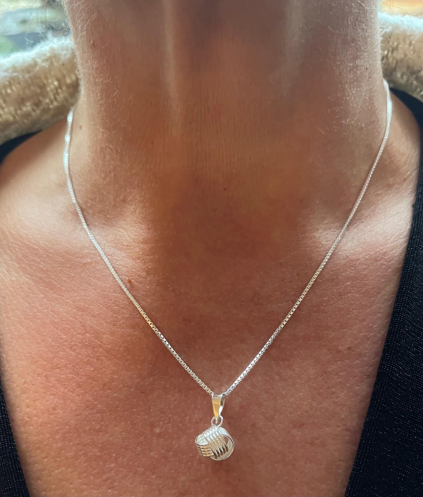 Sterling Silver Knot Pendant