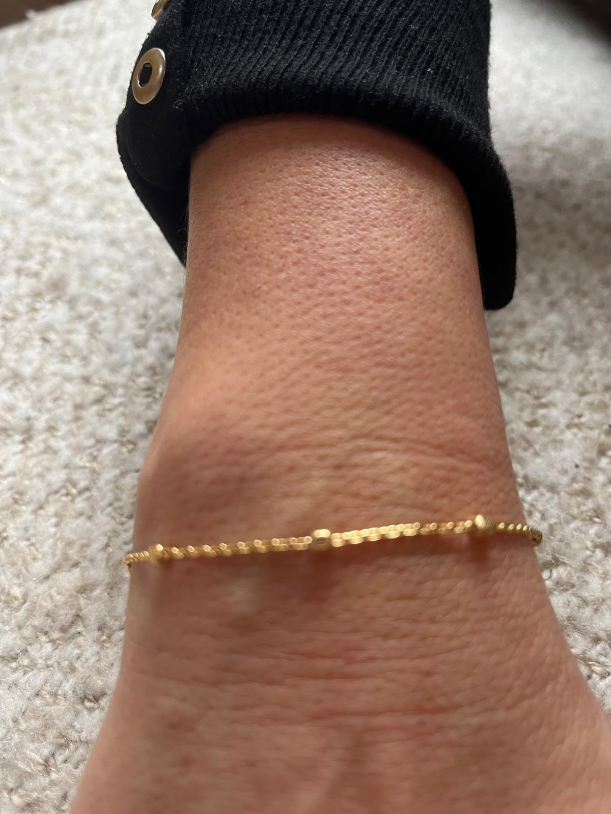 Gold Vermeil 18K Box Bracelet