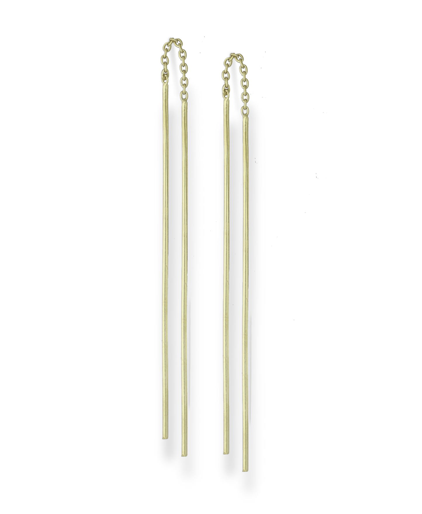 Gold Vermeil 18K Threader Earrings