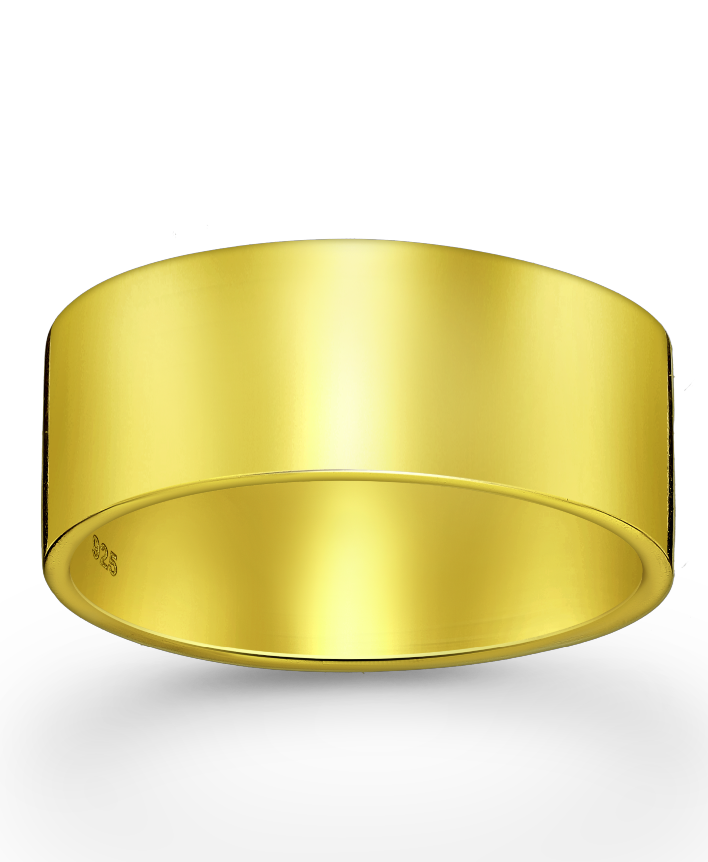 Gold Vermeil 18K Engravable Band Ring