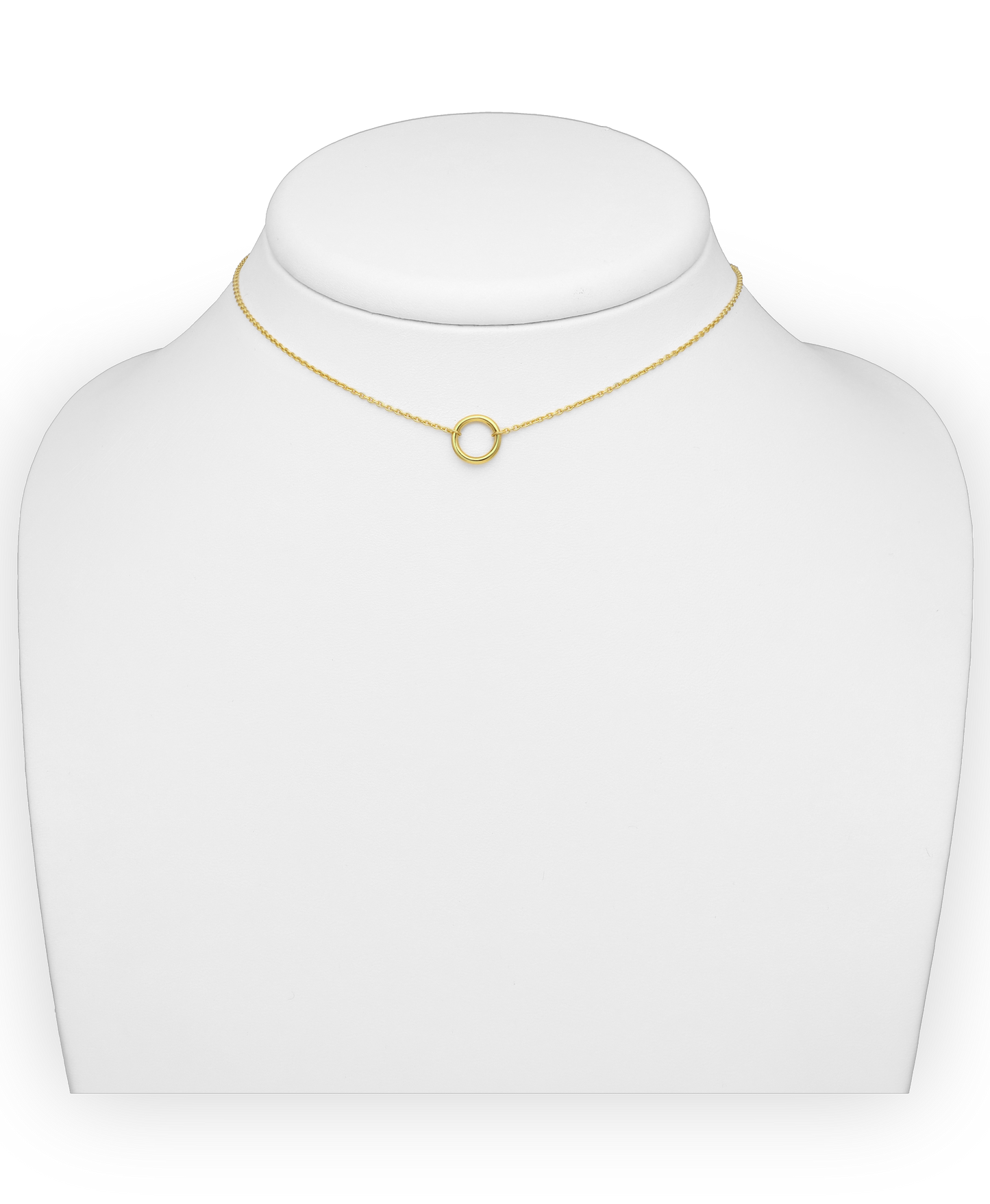 Gold Vermeil 18K Circle Choker