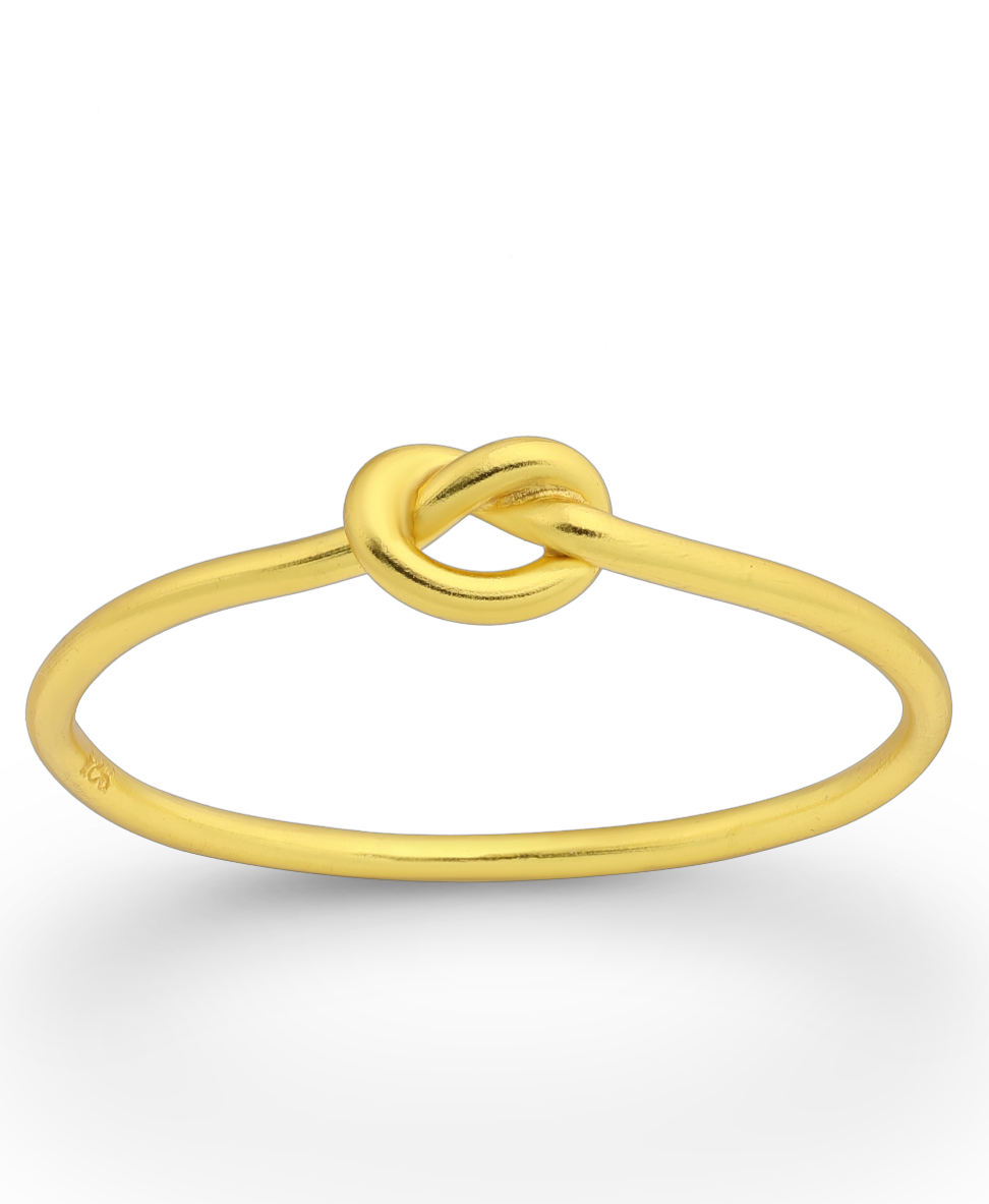 Gold Vermeil 18K Love Knot Ring