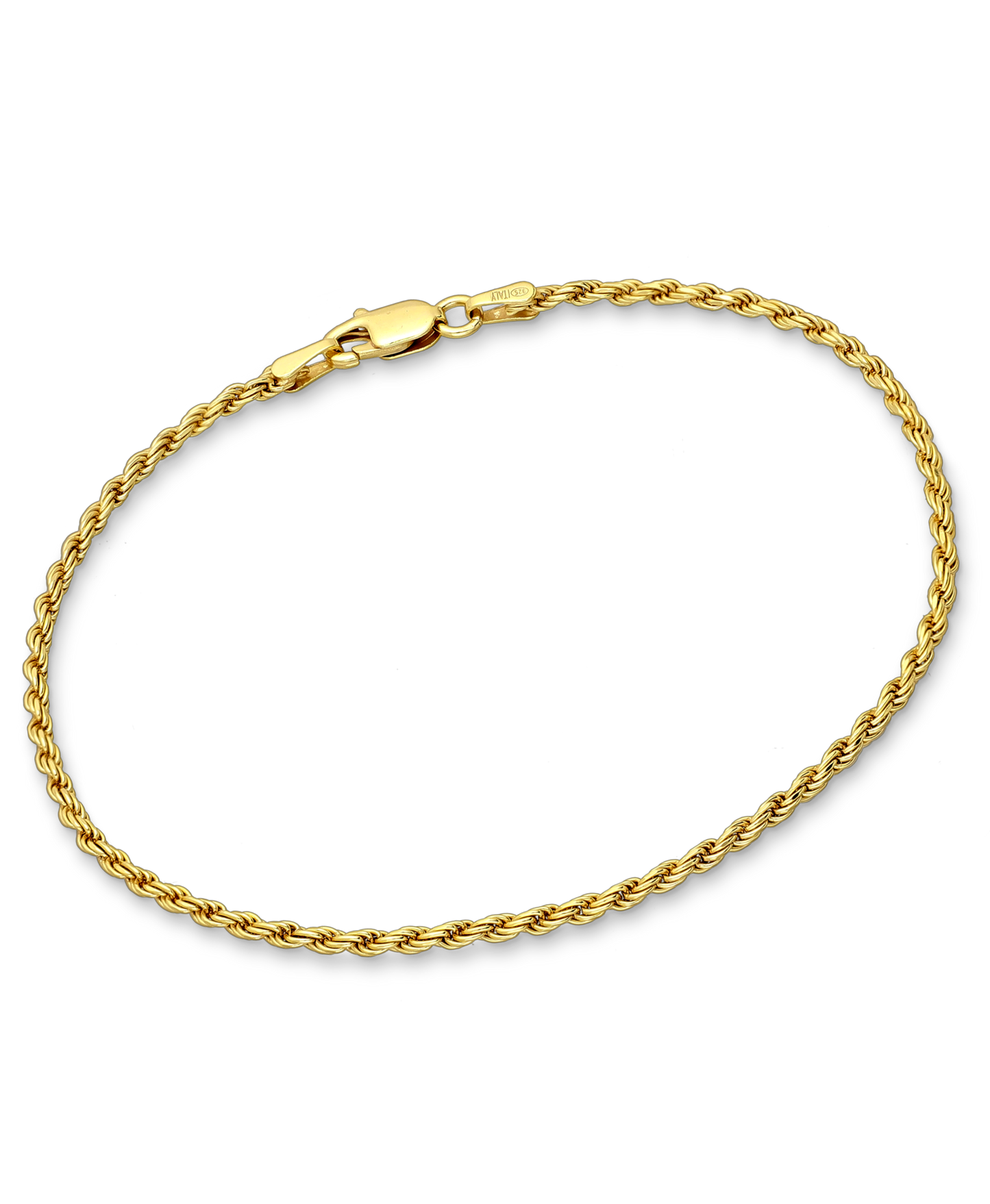 Gold Vermeil 18K Roped Bracelet