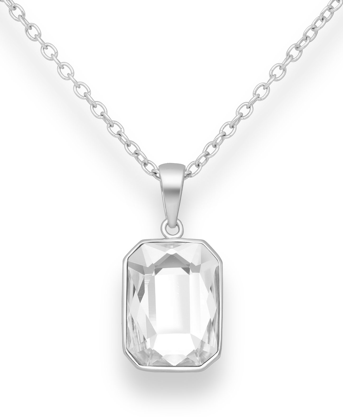 Swarovski Crystal Sterling Silver Pendant