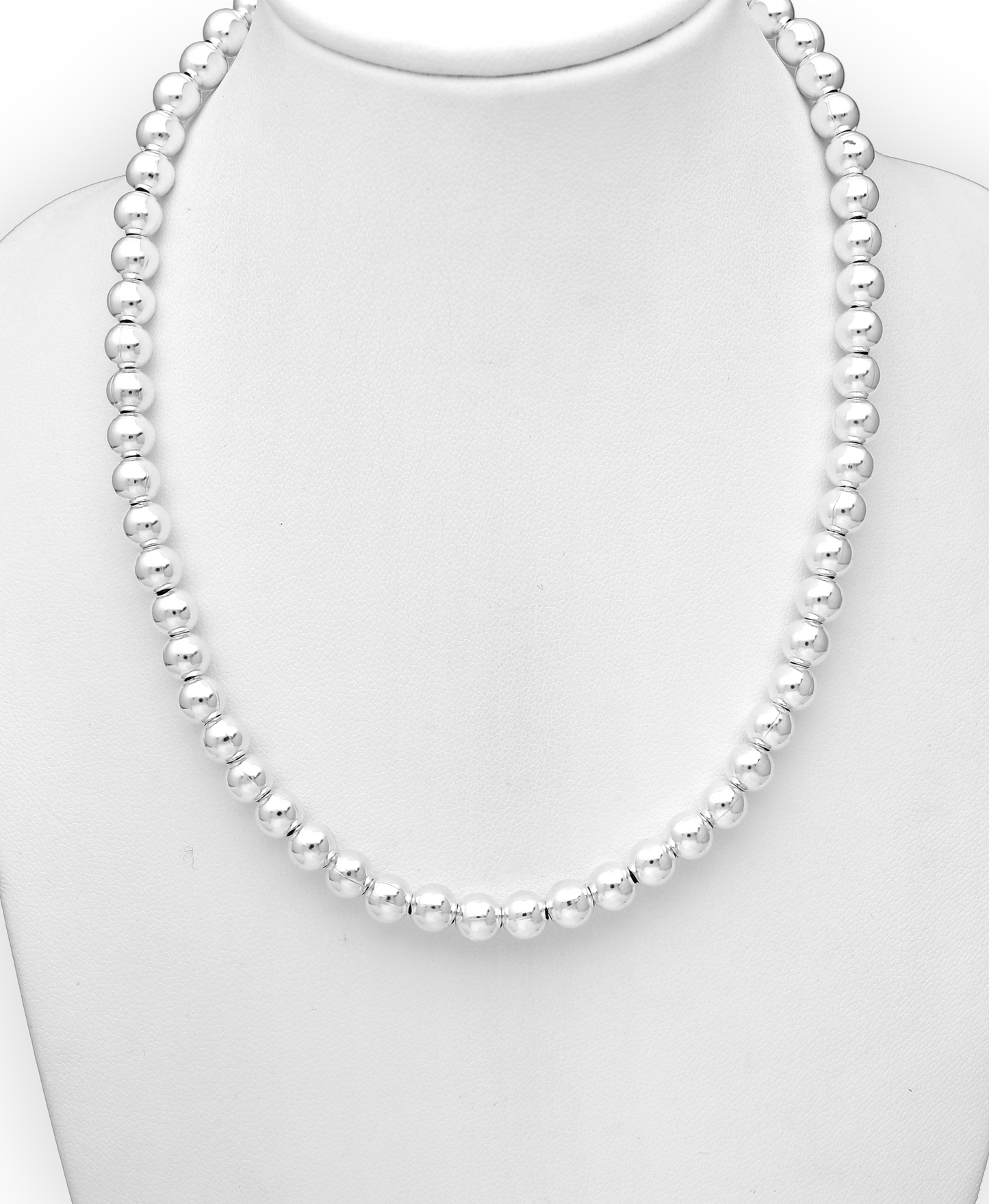 Heavy Duty Sterling Silver Ball Necklace