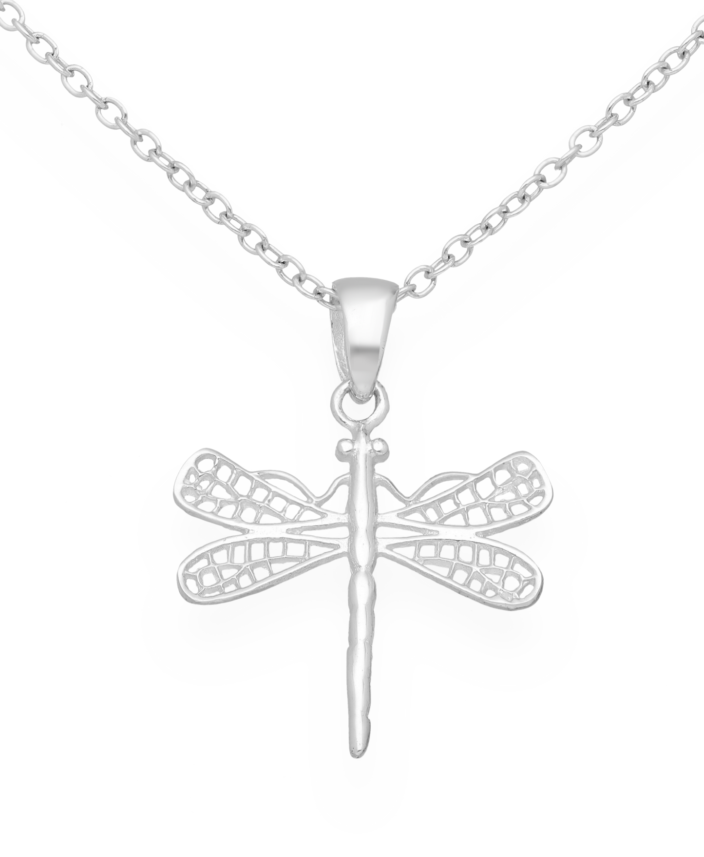 Sterling Silver Dragonfly Pendant