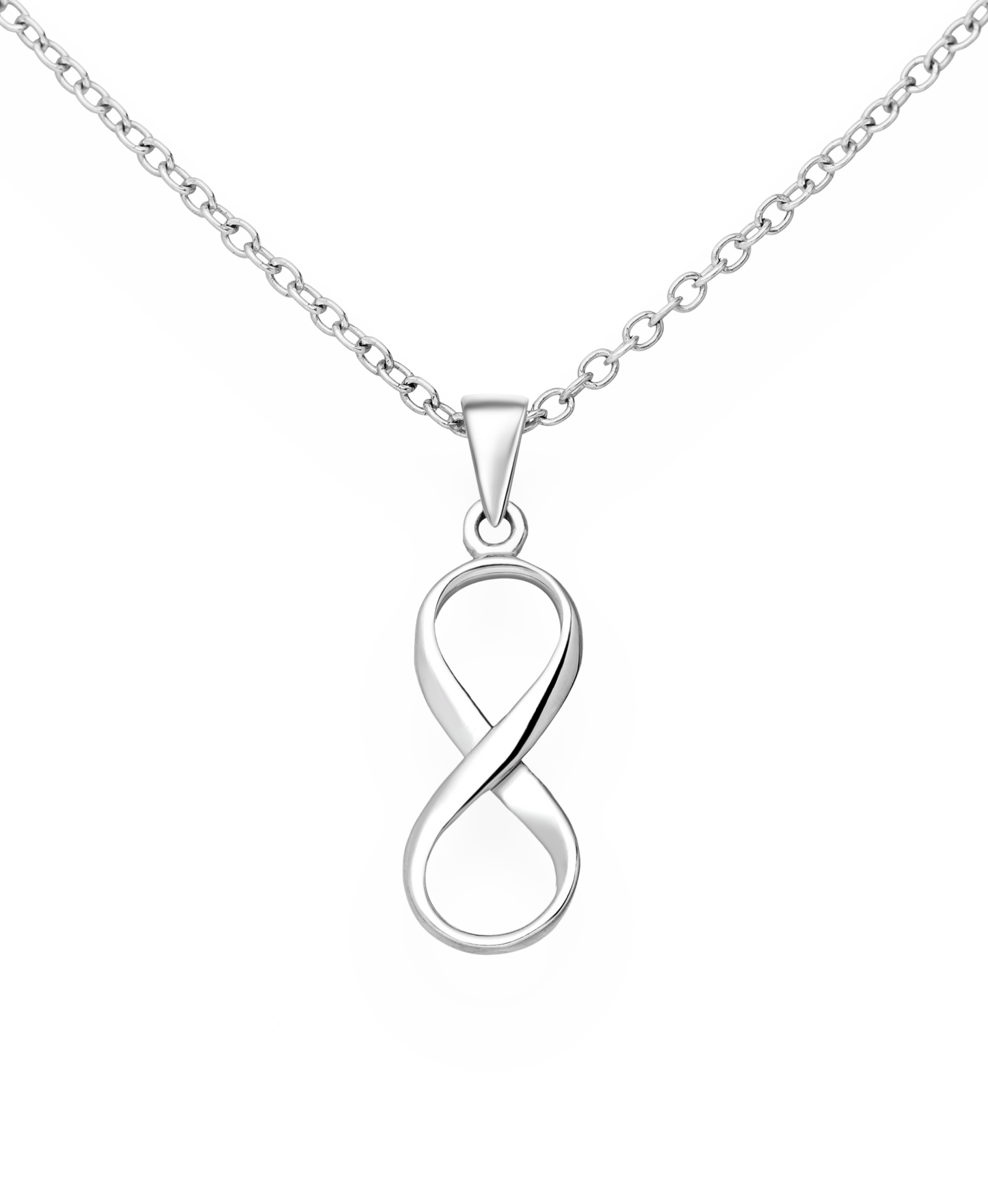 Sterling Silver Infinity Pendant