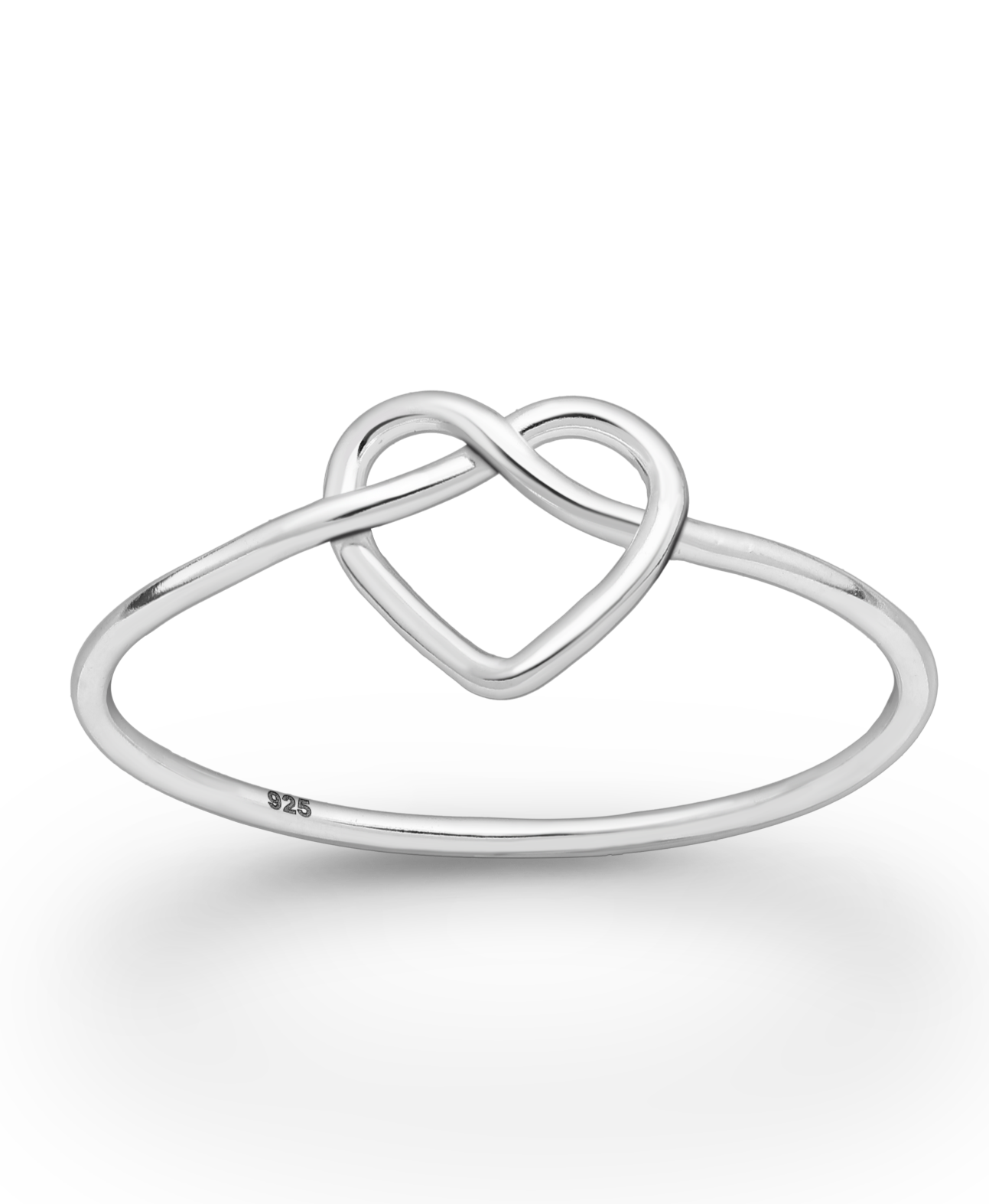 Sterling Silver Love Knot Ring