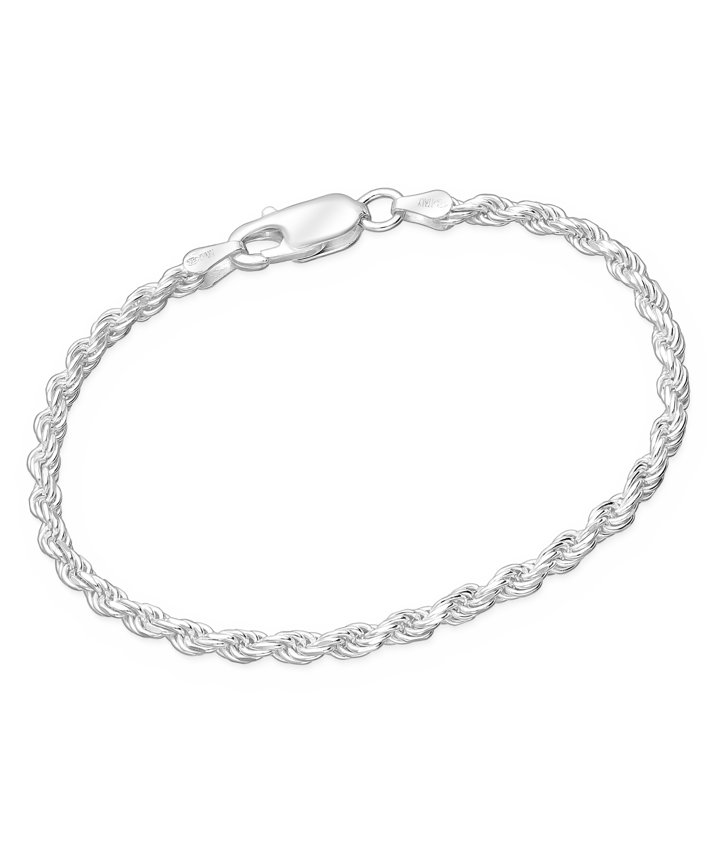 Sterling Silver Rope Bracelet