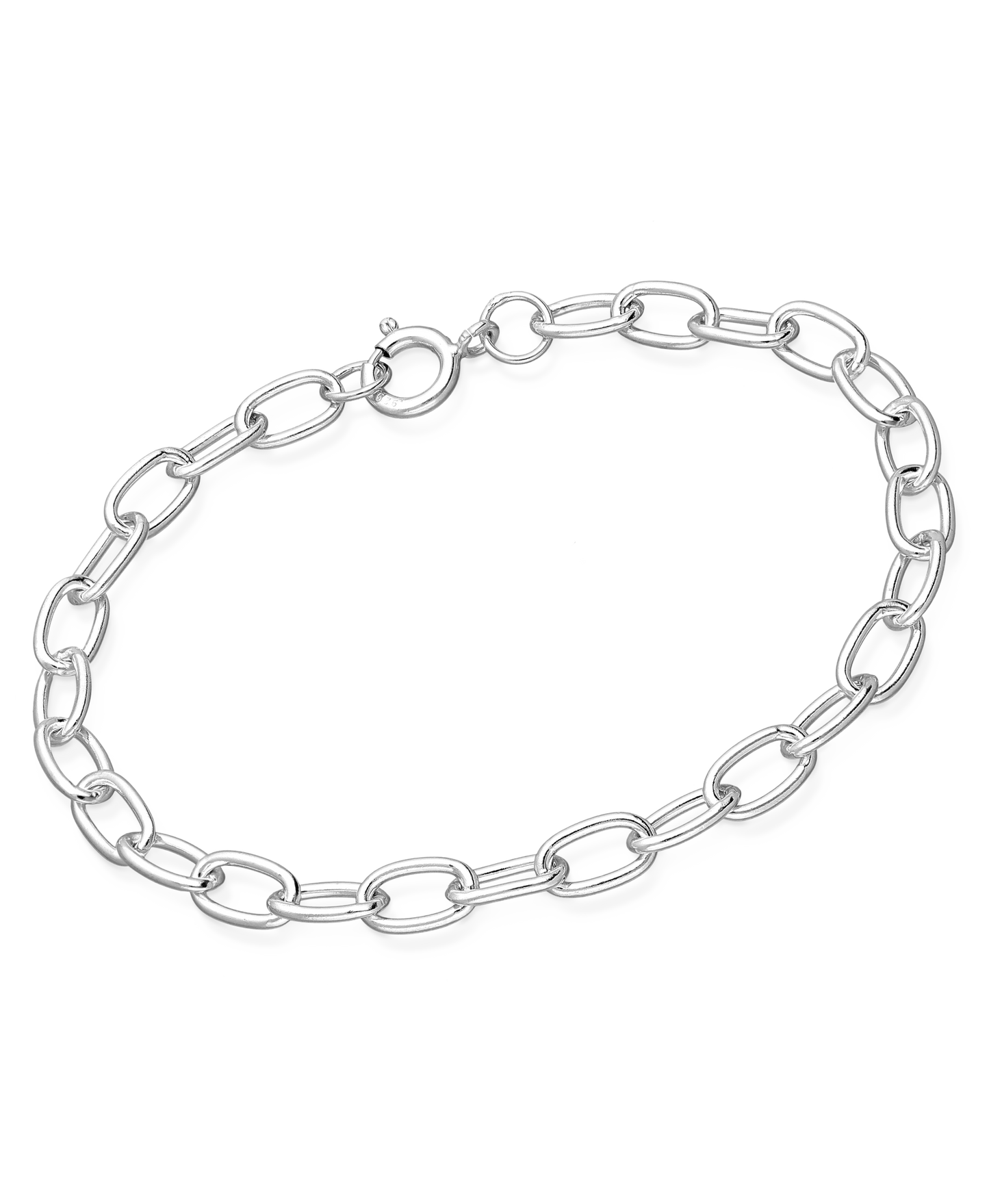Sterling Silver Link Bracelet