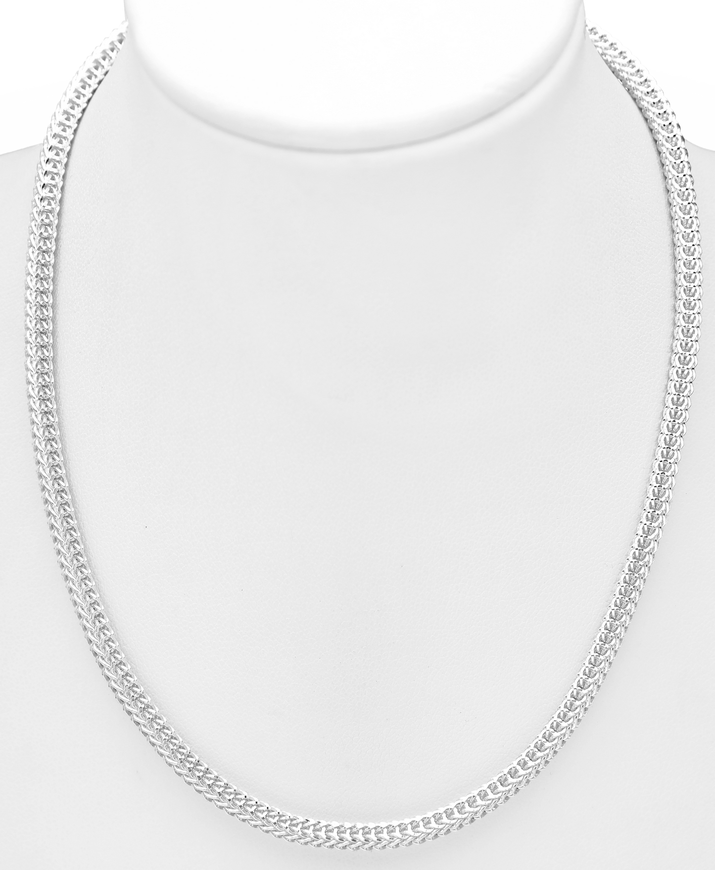 Heavy Duty Sterling Silver Twisted Necklace