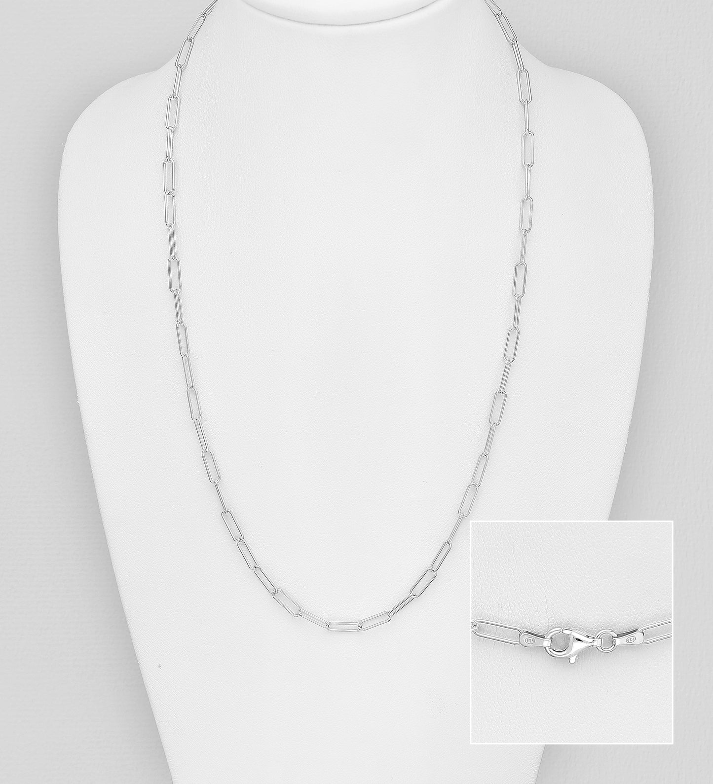 Sterling Silver Links Necklace