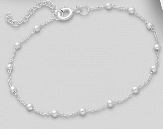Sterling Silver Ball Bracelet