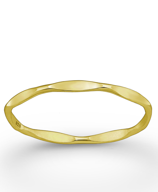 Gold Vermeil 18K Multiple Sided Ring