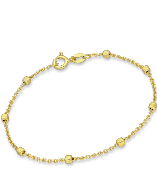 Gold Vermeil 18K Box Bracelet