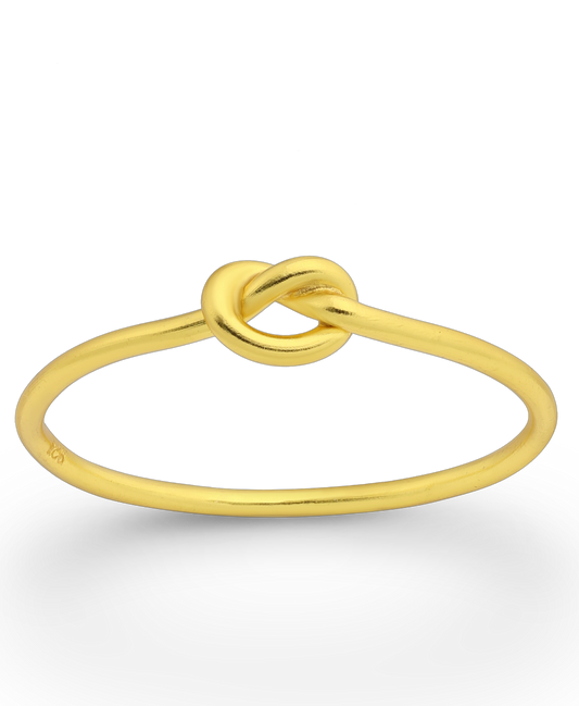 Gold Vermeil 18K Love Knot Ring