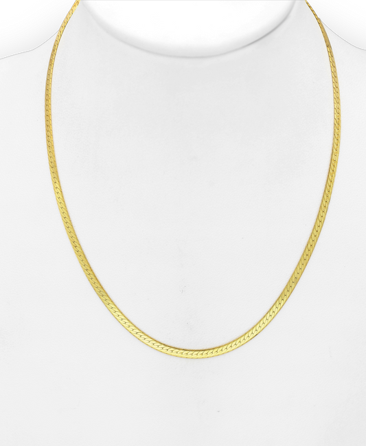 Gold Vermeil 18K Snake Necklace