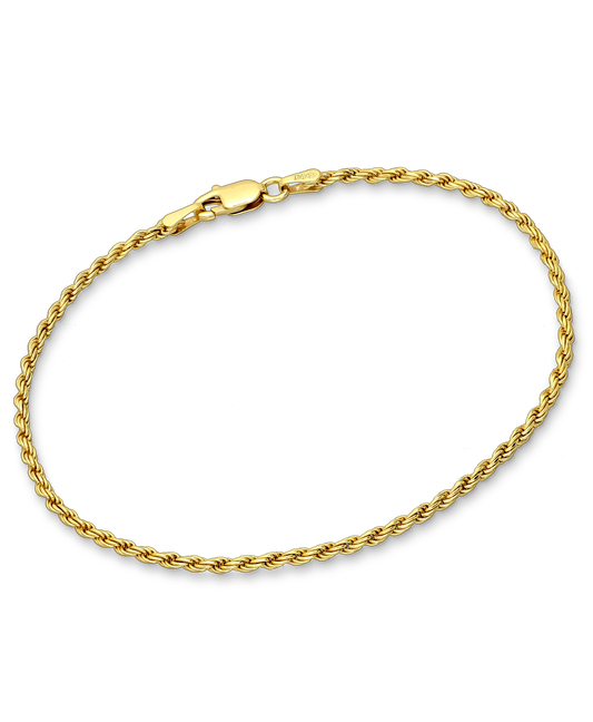 Gold Vermeil 18K Roped Bracelet