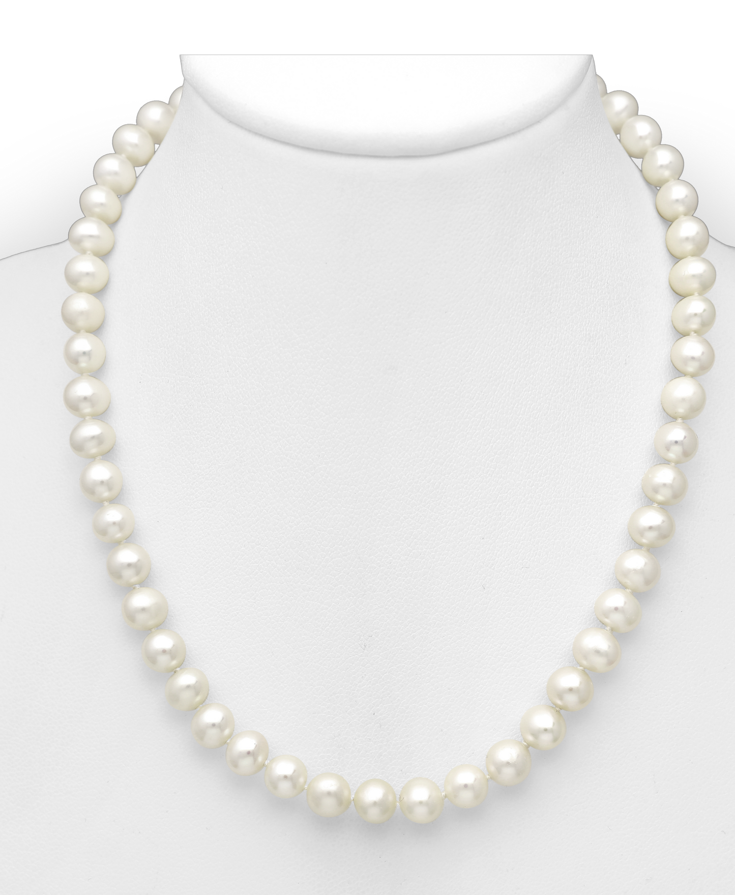 AA Freshwater Pearl Necklace with a Sterling Silver Clapse